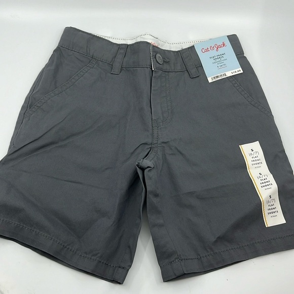 Cat & Jack Boys Flat Front Shorts‎ Size (6/7) - Picture 1 of 3